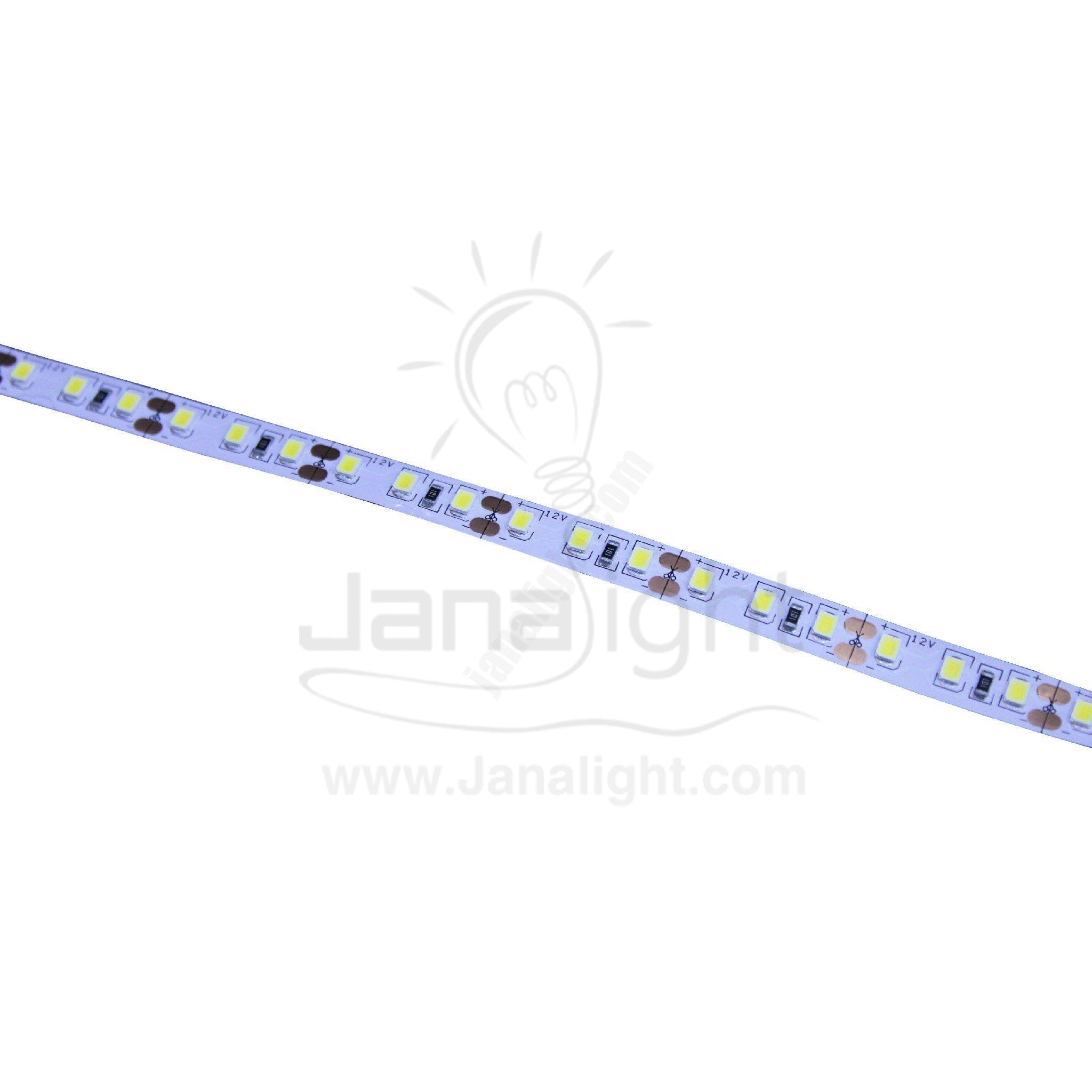 شريط لد 12 فولت 5 متر 120 لد ابيض رفيع 5 مل بروفايل - جنى لايت -JANA LIGHT