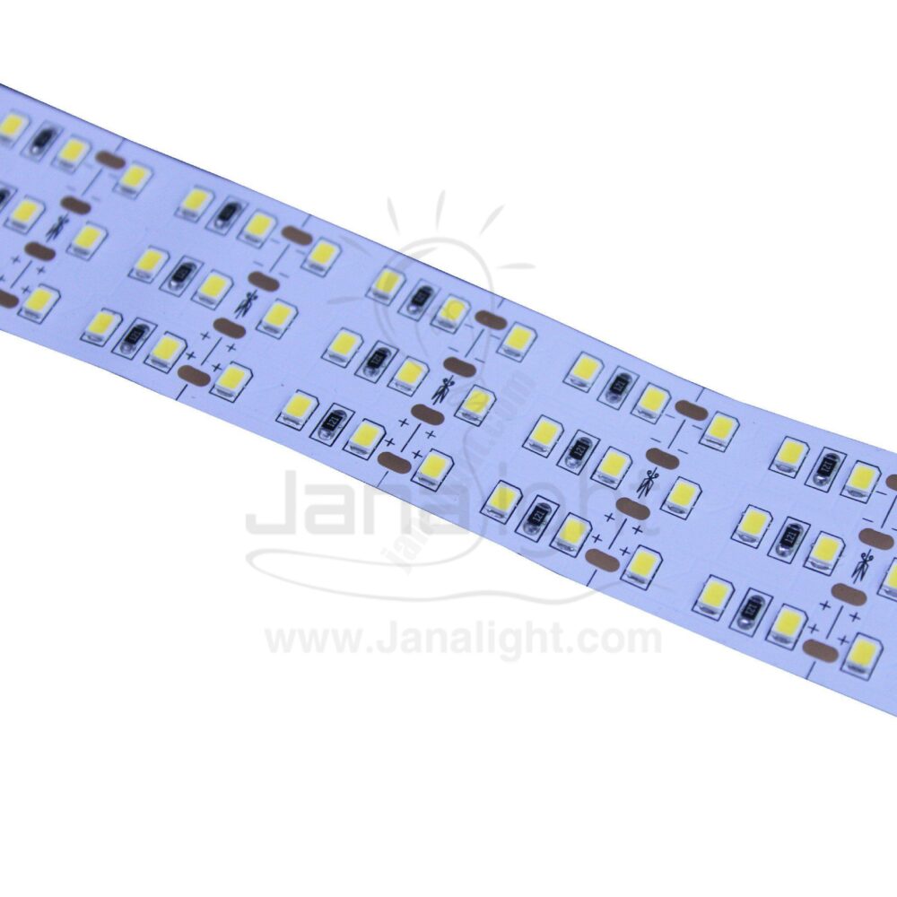 شريط لد 12 فولت 5 متر 360 لد كوول تربل بروفايل led tape 12v 5m 360 led tribel cool profile 2836