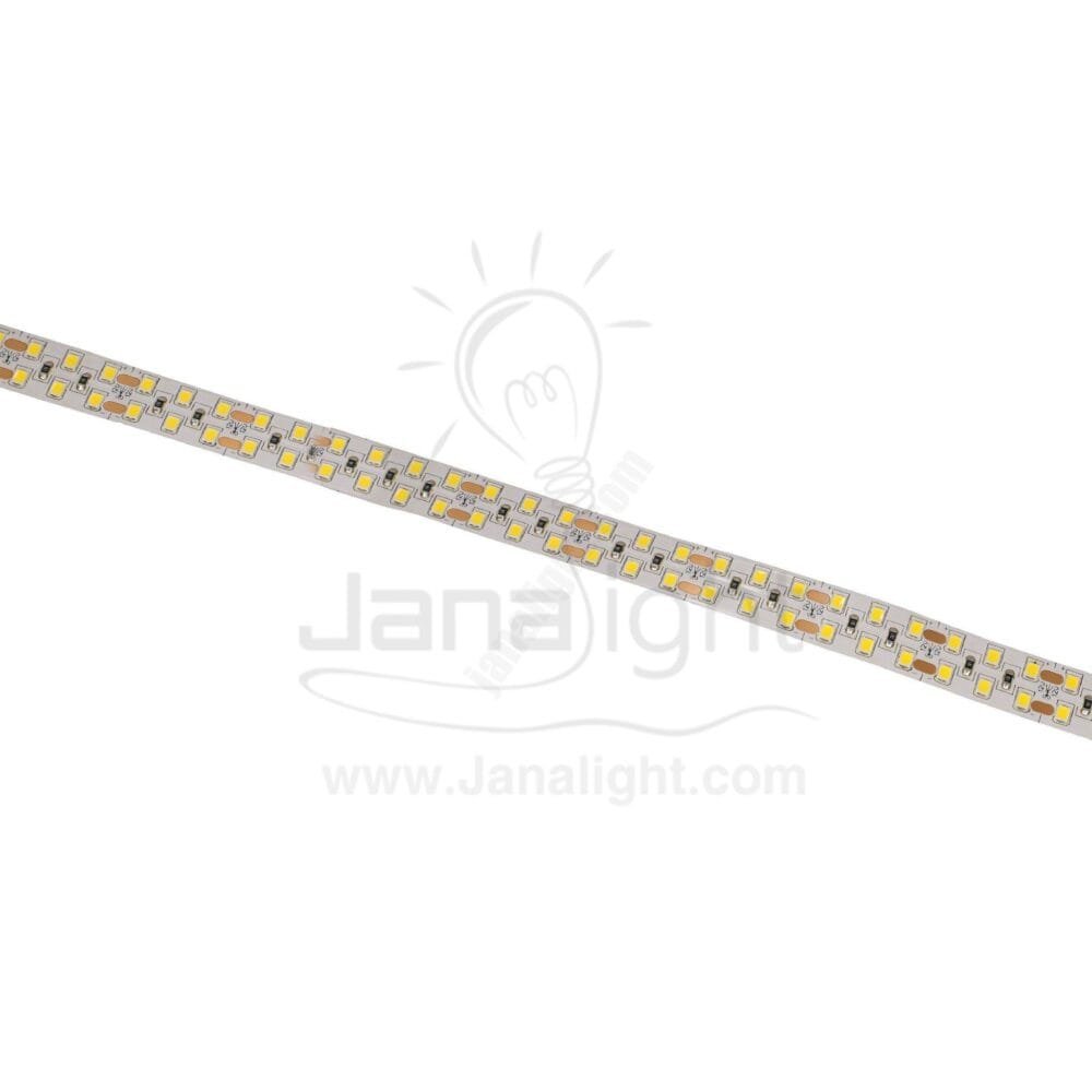 شريط لد 12 فولت 5 متر 240 لد دبل وورم عرض 15مل بروفايل wide led tape 12v 5m 240 led double warm