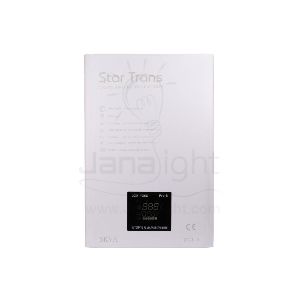 استبليزر برو مثبت تيار 220 بشاشة ديجيتال 5 كيلو 165 لل 140 مصري Stableser digital 5KFA Star Trance