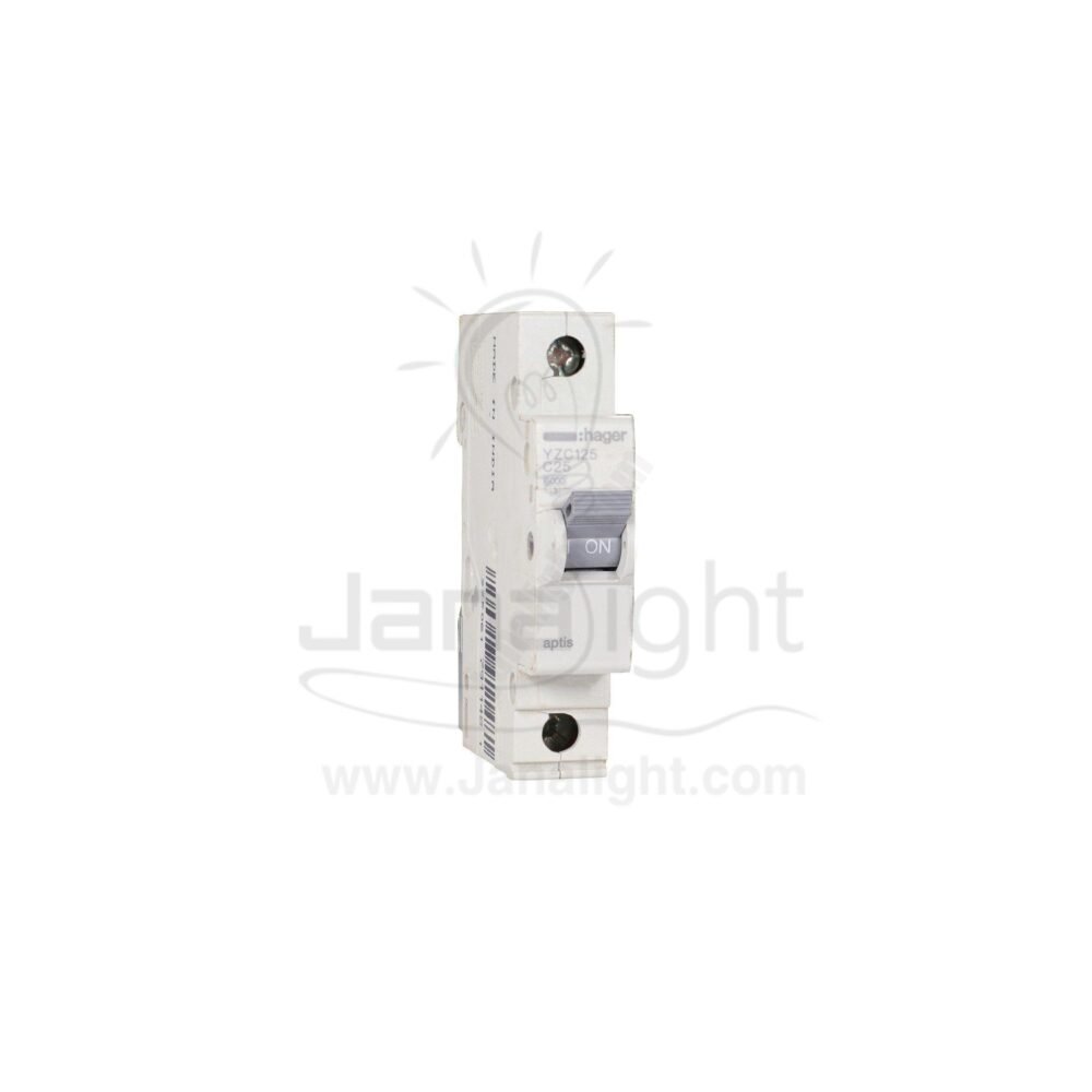مفتاح هاجر احادي 25 امبير 6 كيلو هندي hager, circuit breaker, 1 pole, 6KA, 25 amp india