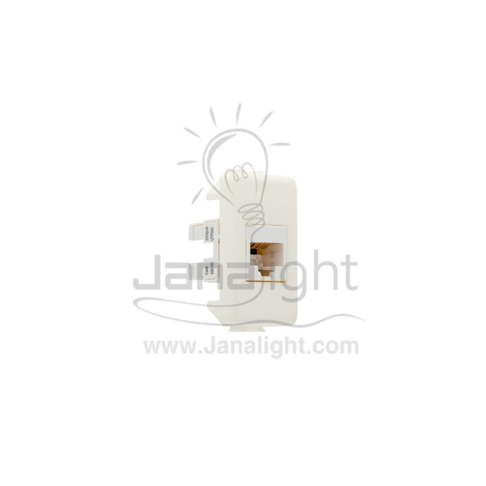 بريزة نت CAT 6 ماتكس ايدج ابيض قلب ليجراند 33101 white Internet socket CAT6 matix edge 33101
