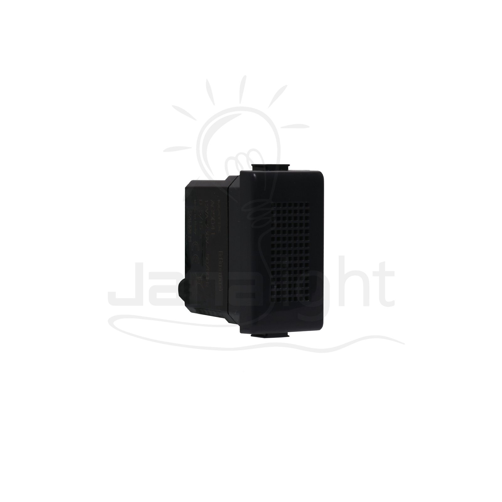 جرس زنان ماتكس ايدج اسود Black ringing doorbell socket Matix Edge