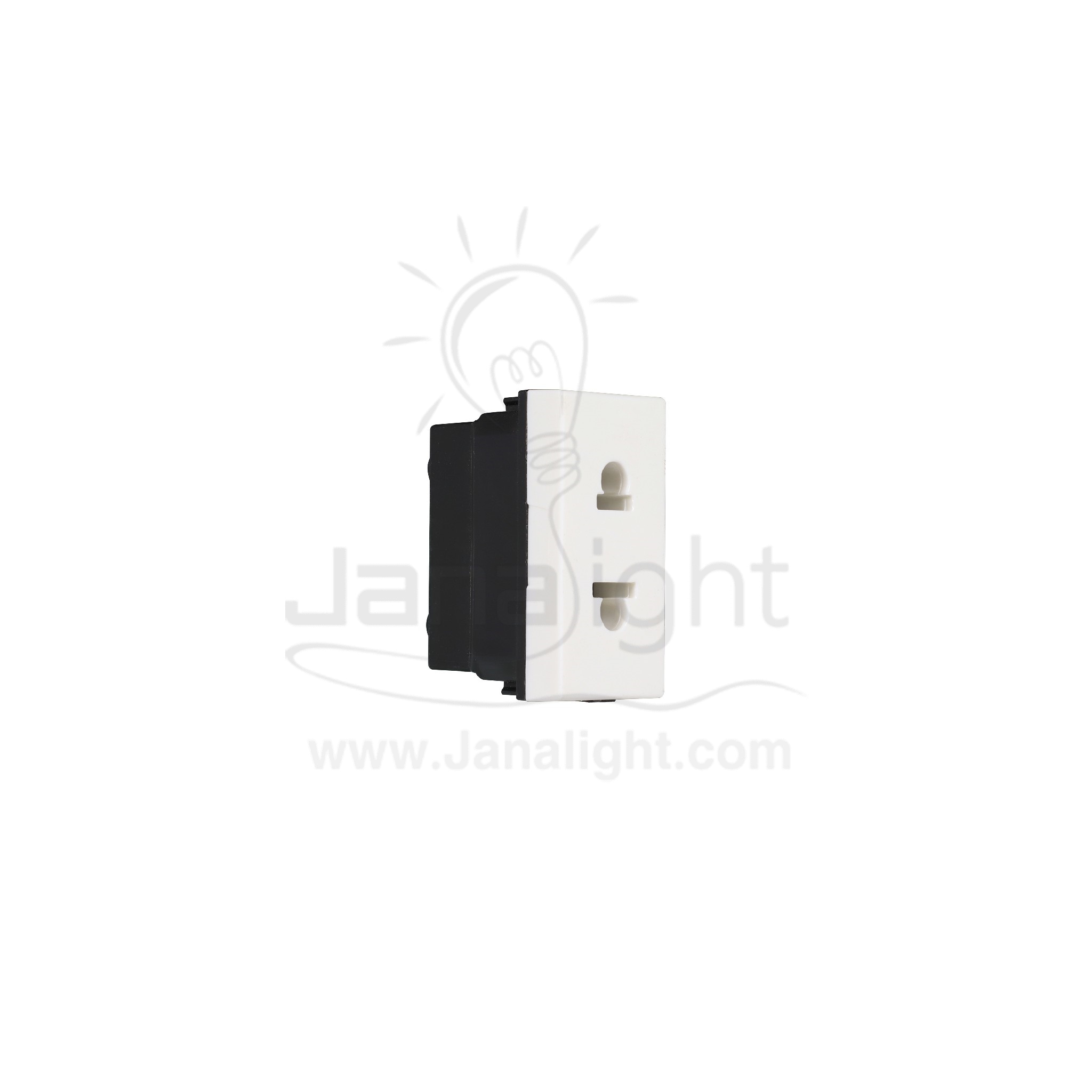 بريزة امريكي سوليدا ابيض D4125 Solida 10A American Standard Socket White