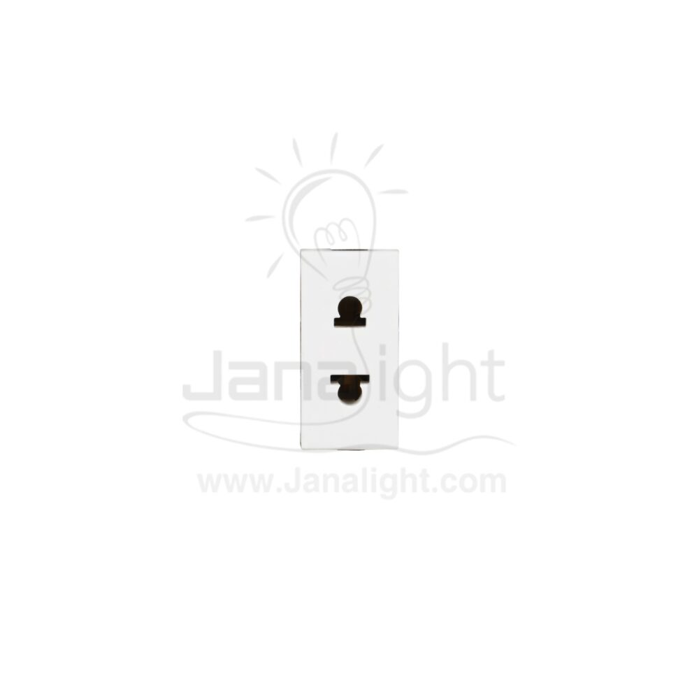 بريزة امريكي سوليدا ابيض D4125 Solida 10A american standard socket white