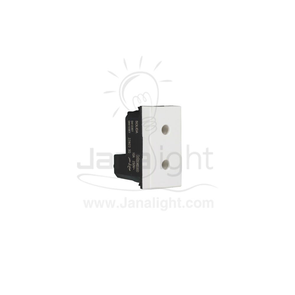 بريزة عادية سوليدا ابيض D4122ET Solida socket white 10A