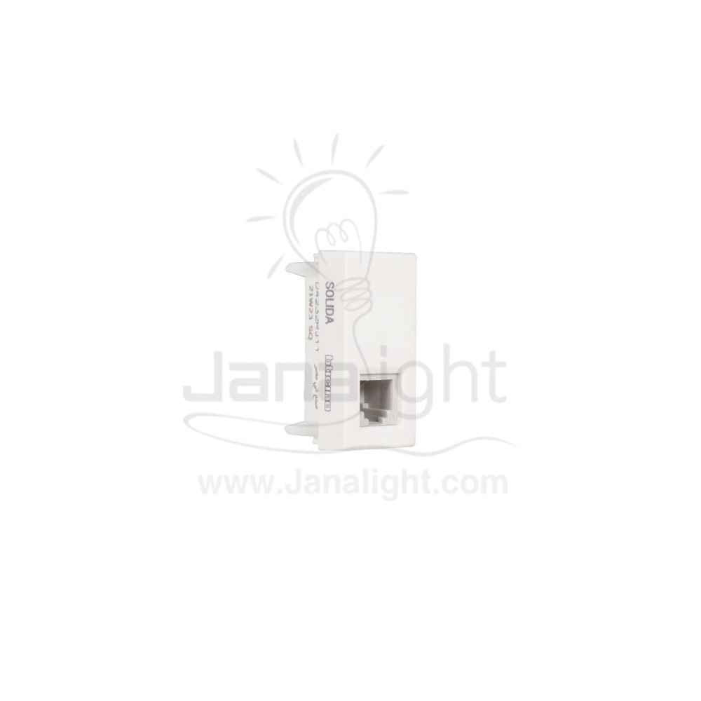بريزة تليفون سوليدا ابيض D4232RG11 Solida telephone socket white