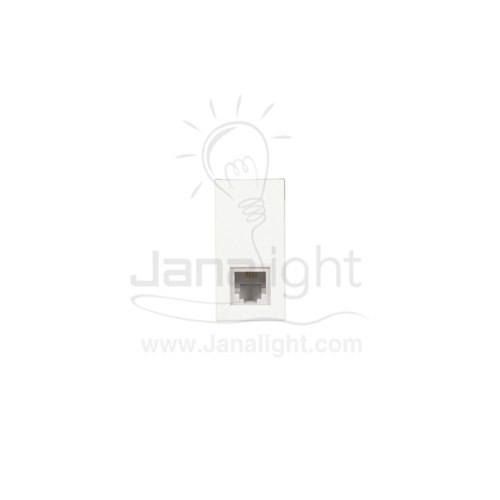 بريزة تليفون سوليدا ابيض D4232RG11 Solida telephone socket white