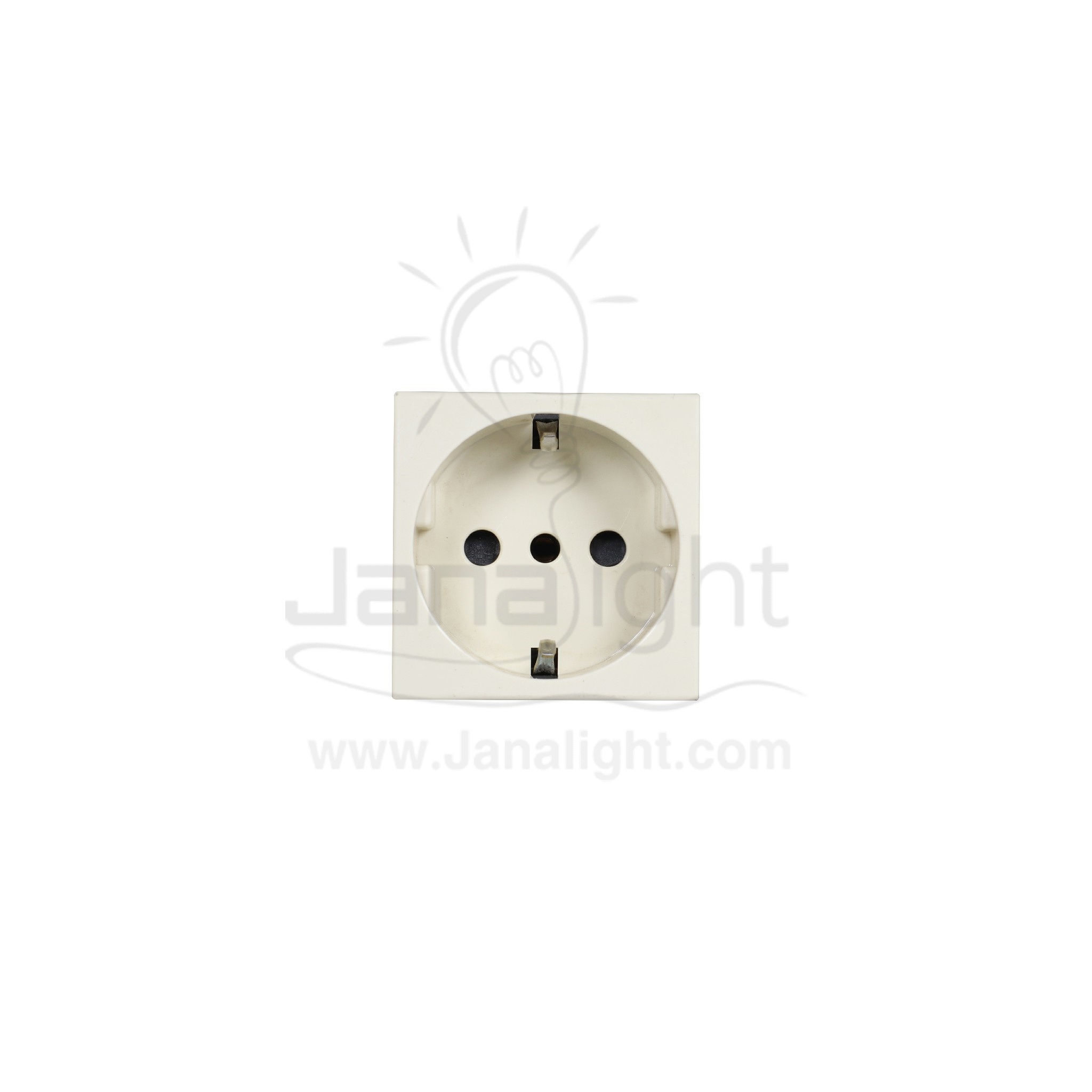 بريزة مجوفة سوليدا بيج Da4140 Solida Beige Schuko German Socket