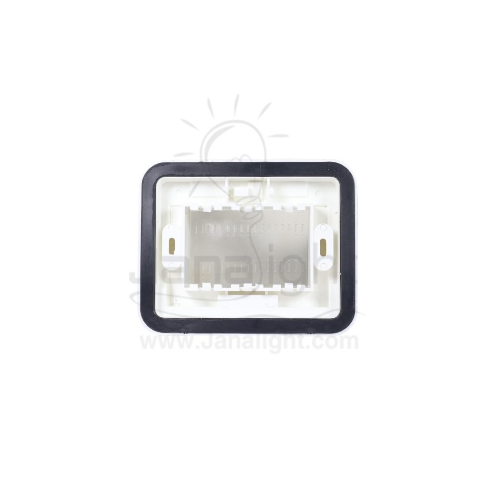 وش وتربروف سوليدا ابيض 303W Solida white weatherproof soft-clear touch surface 3 gang outlet cover
