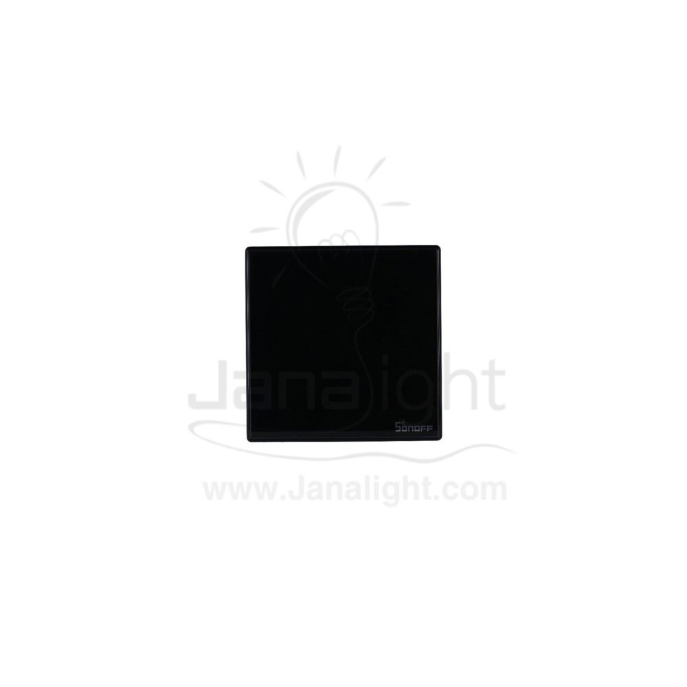 مفتاح تاتش مربع 7x7 اسود 1 سونوف sf134 Sonoff wi-fi smart wall switch white 1 gang