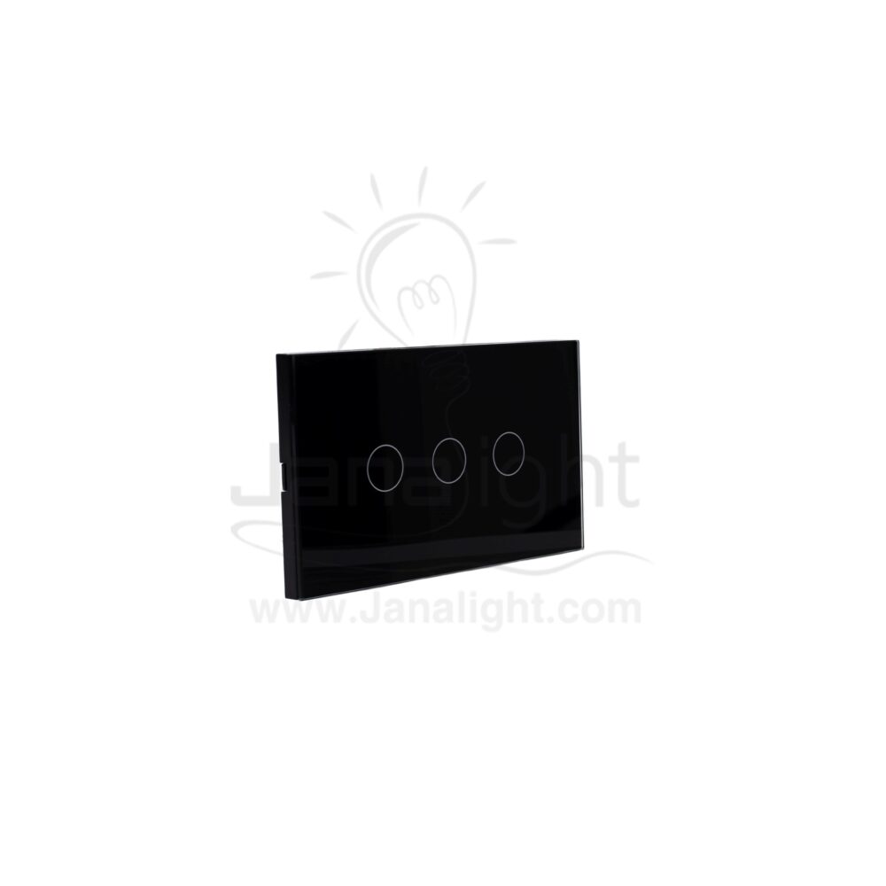 مفتاح تاتش ثلاثي سمارت هوم موري اسود s3b0022 wifi mori smart touch wall switch black 3 gang 143055(1)