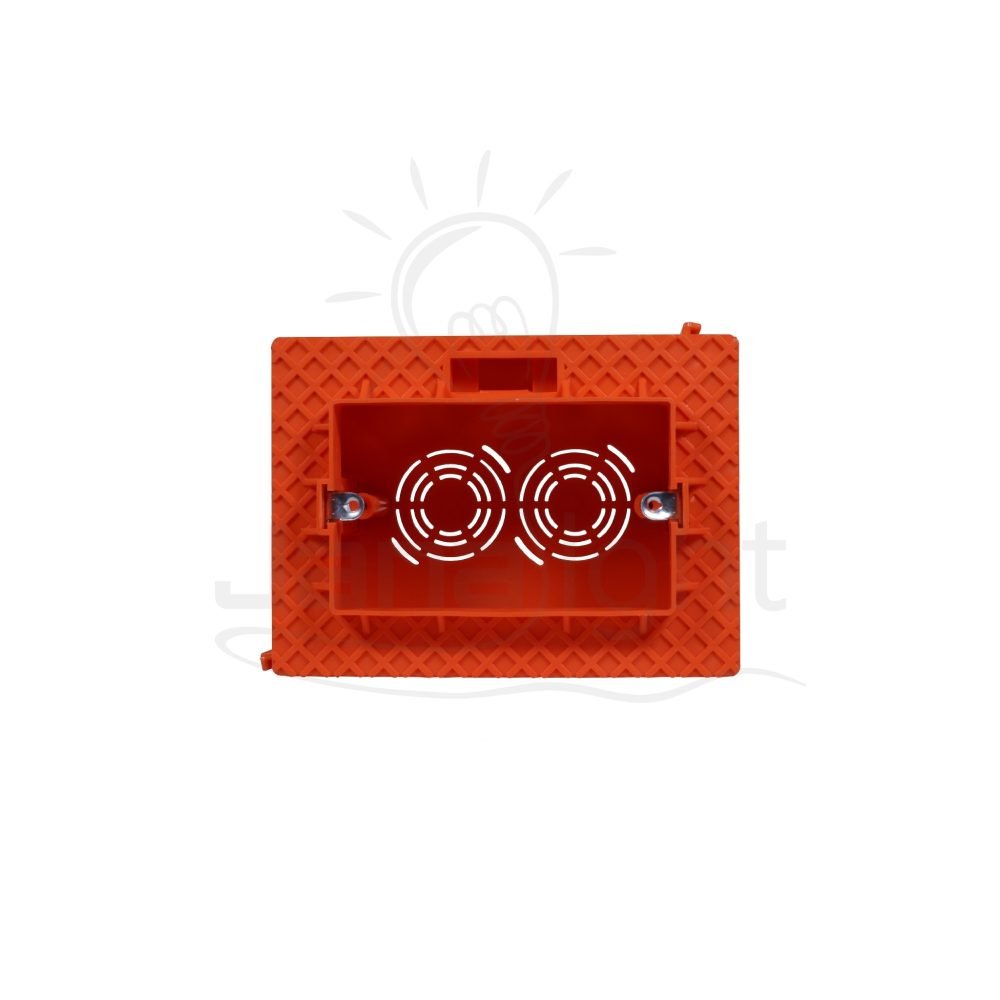 علبة ماجيك ثلاثية سمارت بدون ميزان Orange plastic junction box three gang