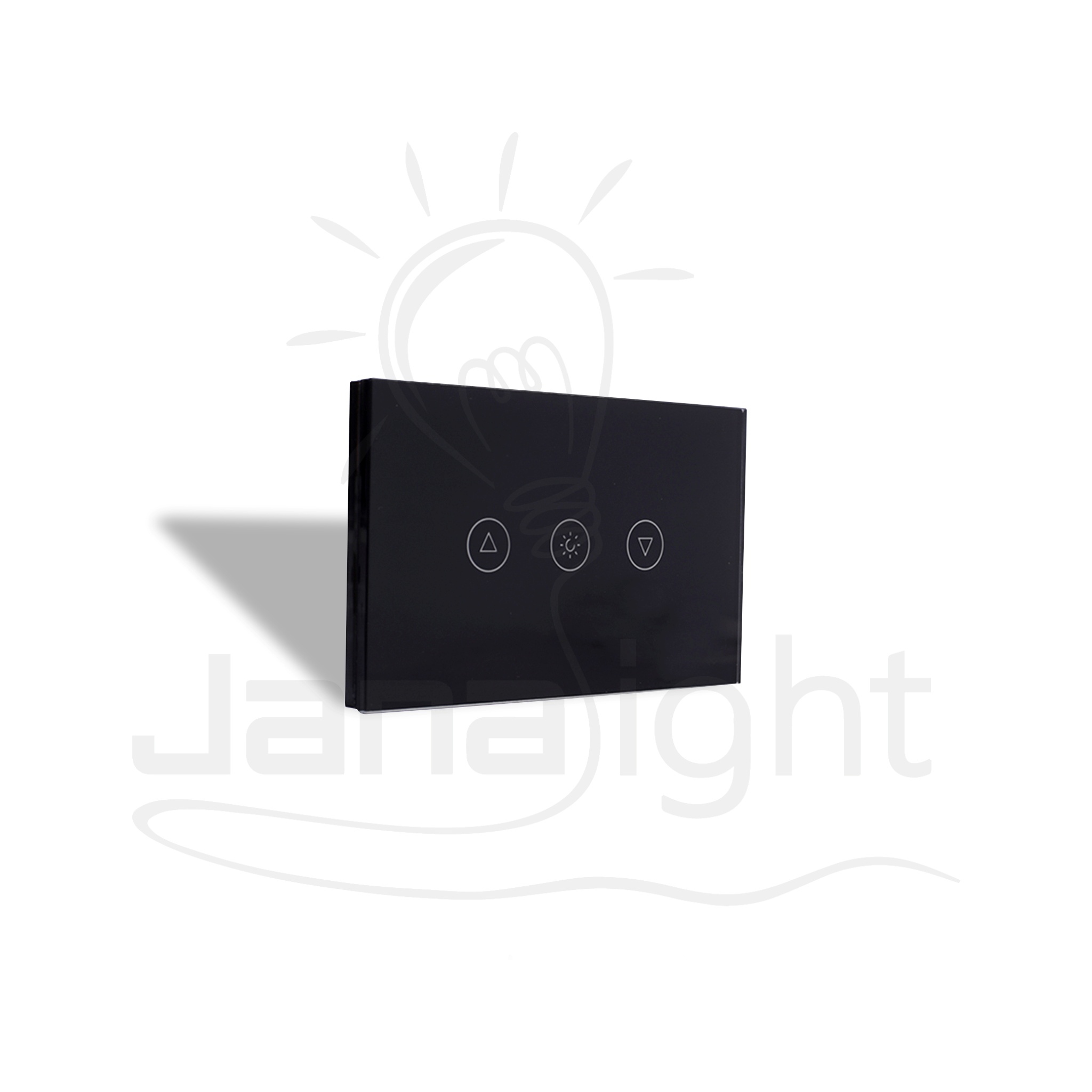 مفتاح دايمر انارة تاتش سمارت هوم موري اسود Zigbee -B Mori Smart Home Zigbee Touch Light Dimmer Switch - Black (Model B)