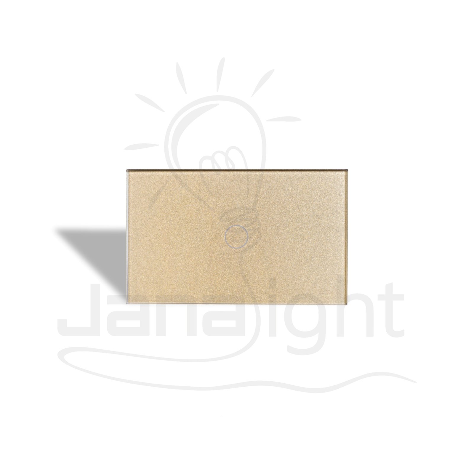 مفتاح تاتش مفرد سمارت هوم موري شمباني S1G - Wifi Smart Home Mori Champagne S1G Single Touch Key - Wifi