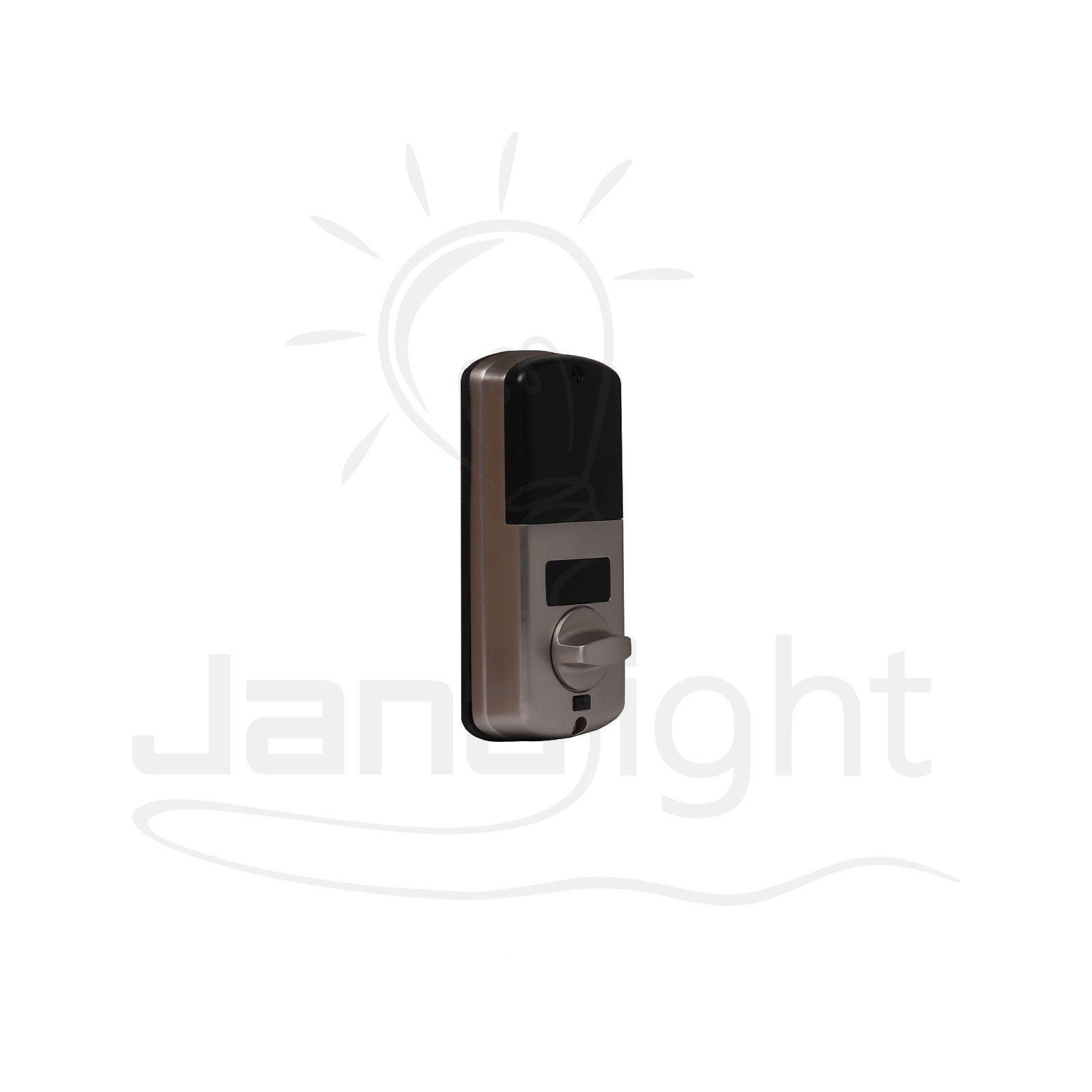 قفل باب شقة سمارت لوك لوحة ارقام و تطبيق Tuya وكرت ومفتاح عادي لون فضي A220P SN Smart Lock Apartment Door Lock with Keypad Tuya App Card and Regular Key - Silver - A220P B