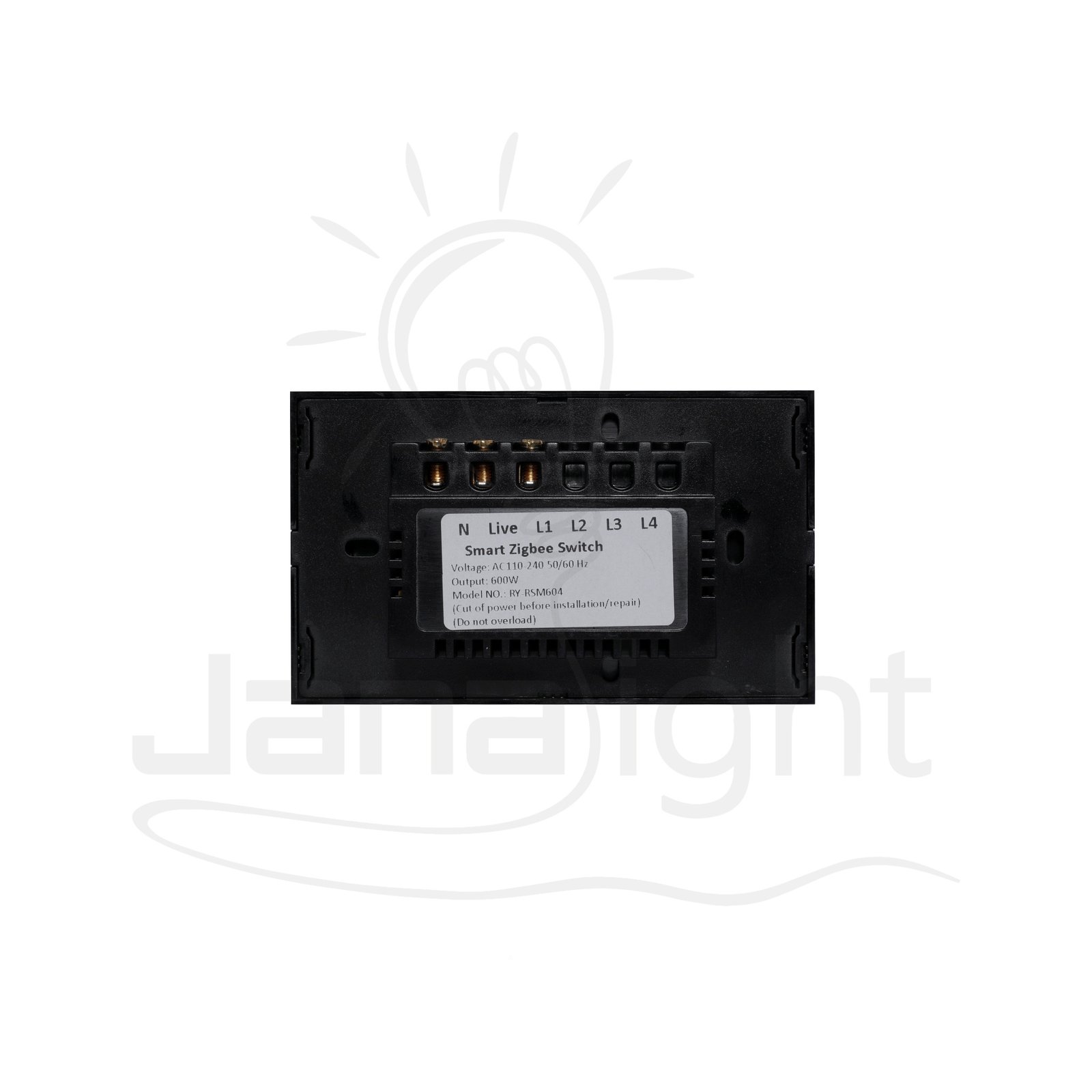مفتاح تاتش مفرد سمارت هوم موري اسود S1B - Zigbee Zigbee Smart Home Mori S1B Single Touch Switch, Black