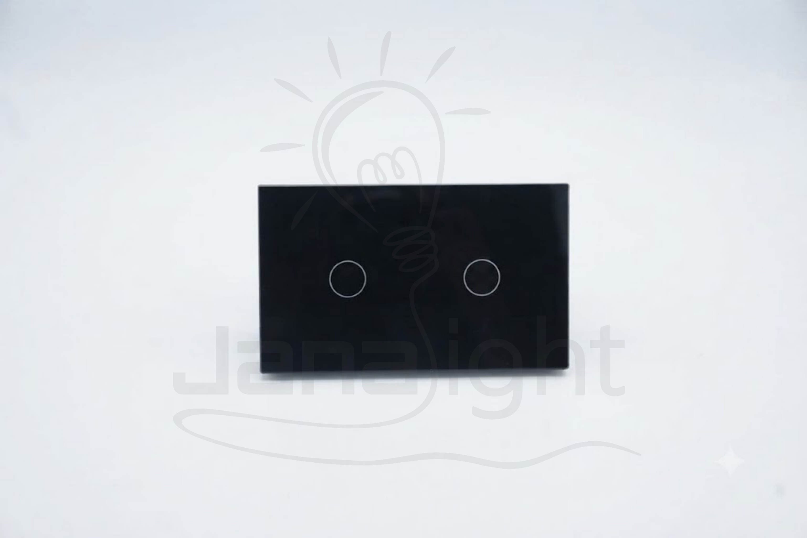 مفتاح تاتش مجوز سمارت هوم موري اسود S2B - Zigbee Mory Smart Home Double Touch Switch – Black (S2B) – Zigbee