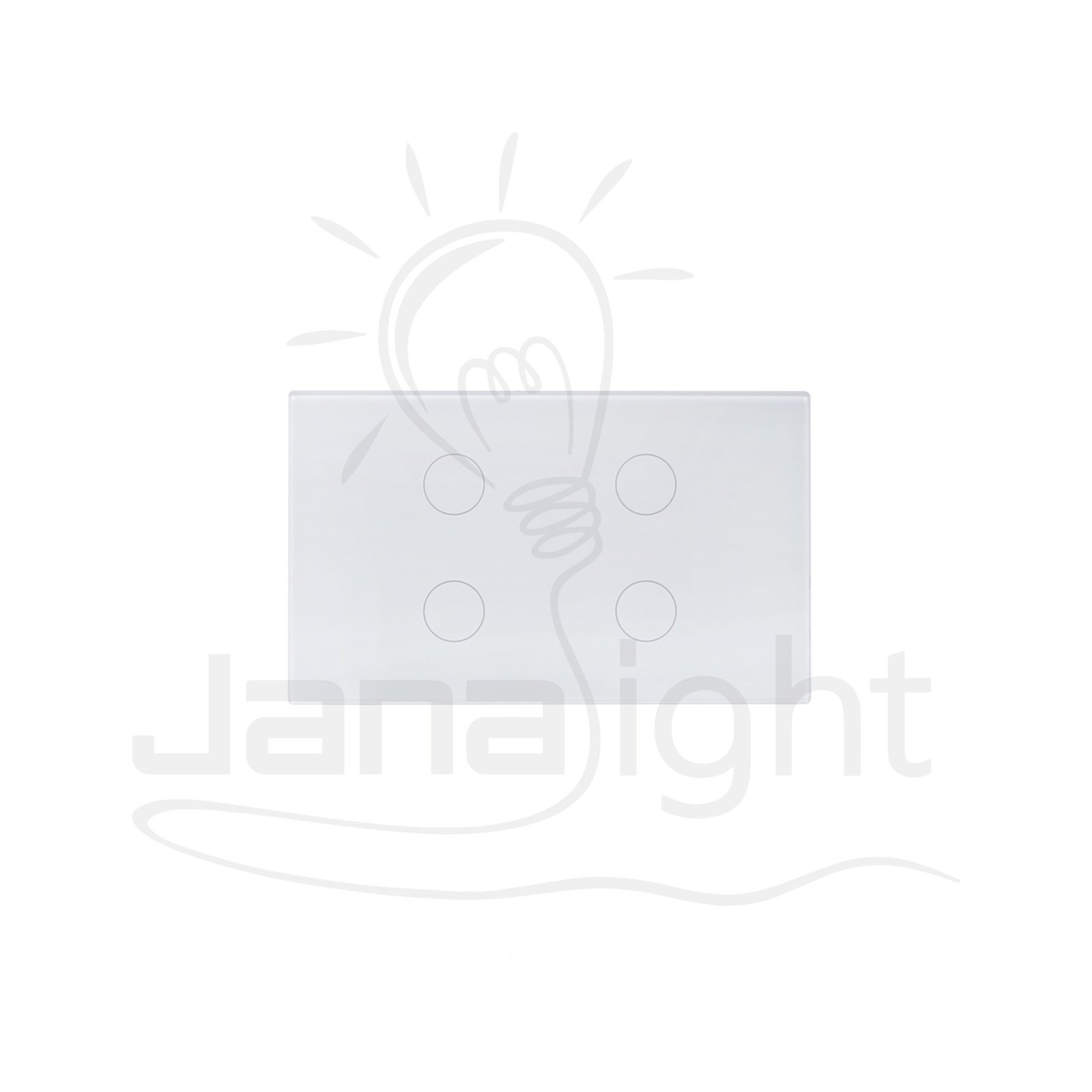 مفتاح تاتش رباعي سمارت هوم موري ابيض S4W - Zigbee Smart Home Mori S4W White Touch Key - Zigbee