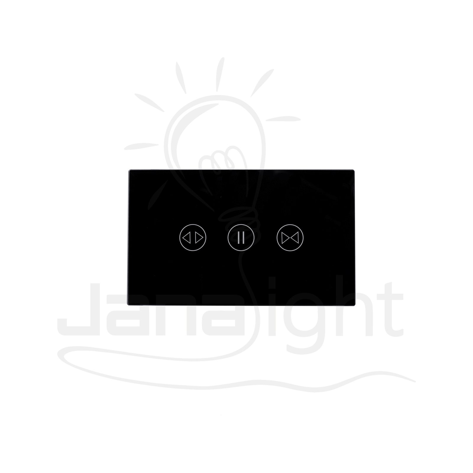 مفتاح ستارة تاتش سمارت هوم موري اسود - Zigbee Smart Home Mori Black Touch Curtain Switch -Zigbee 