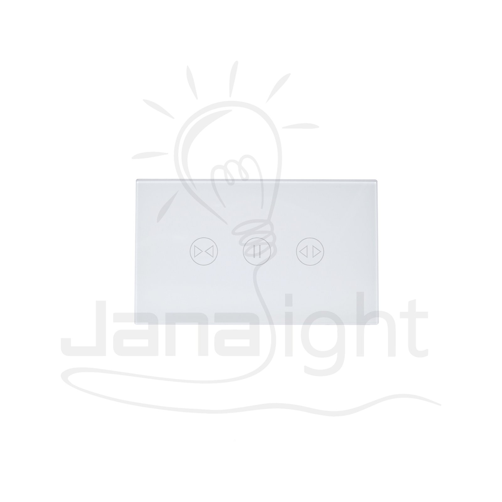 مفتاح ستارة تاتش سمارت هوم موري ابيض - Zigbee Smart Home Mori Touch Curtain Switch White - Zigbee