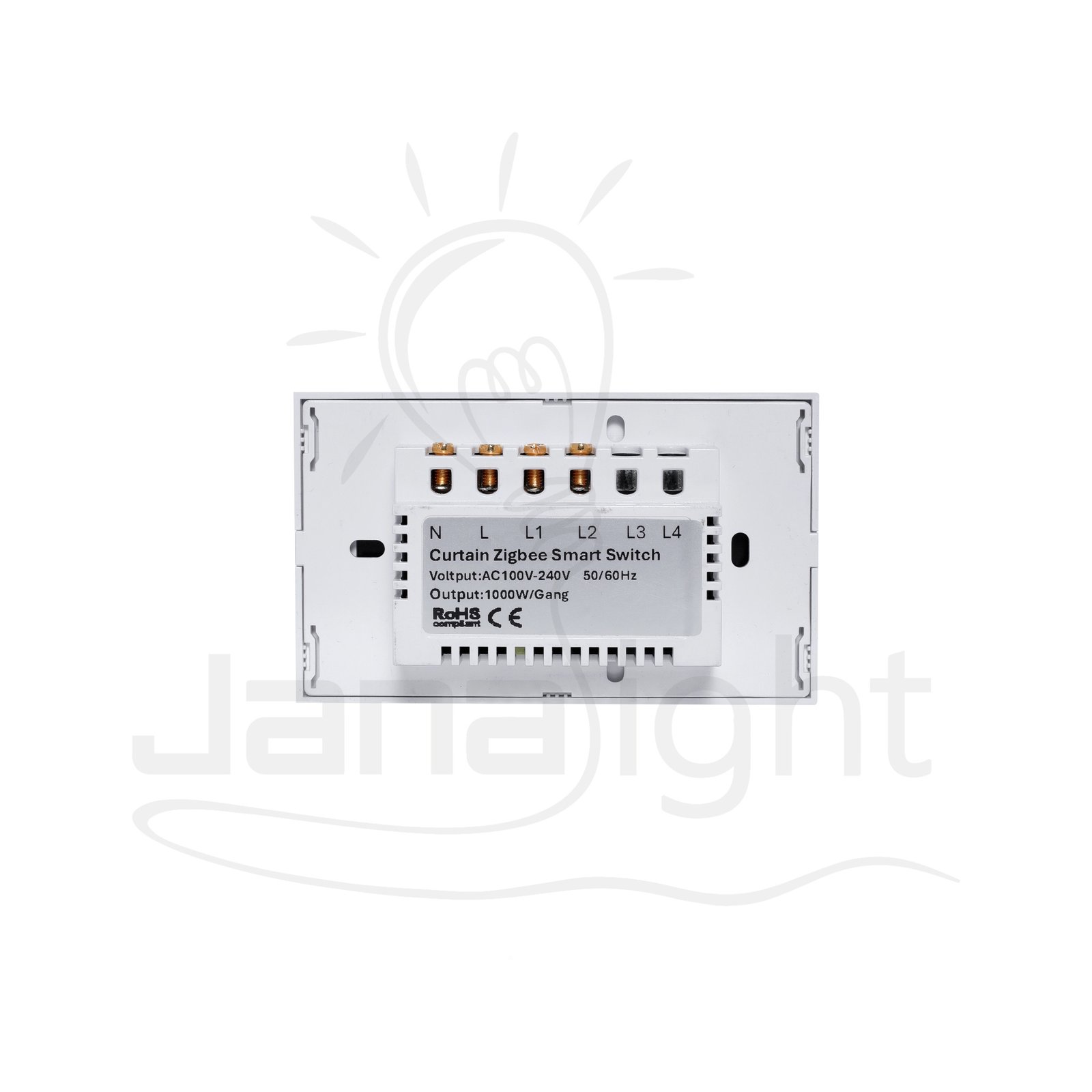 مفتاح ستارة تاتش سمارت هوم موري ابيض - Zigbee Smart Home Mori Touch Curtain Switch White - Zigbee