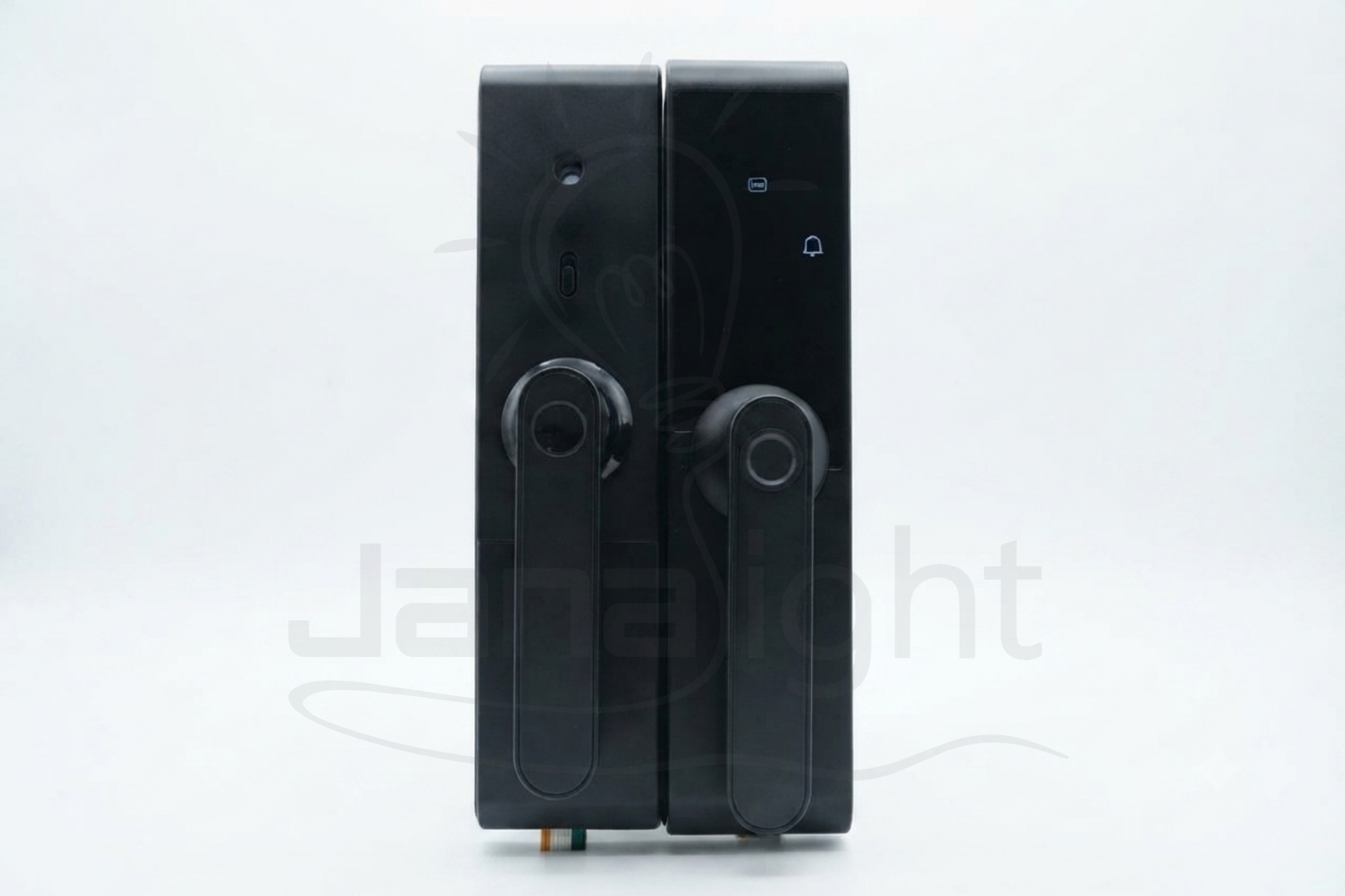 أوكرة باب شقة سمارت لوك لوحة ارقام وكرت وبصمة لون اسود بالكالون Z20 Smart Apartment Door Lock with Keypad Card and Fingerprint – Black Z20
