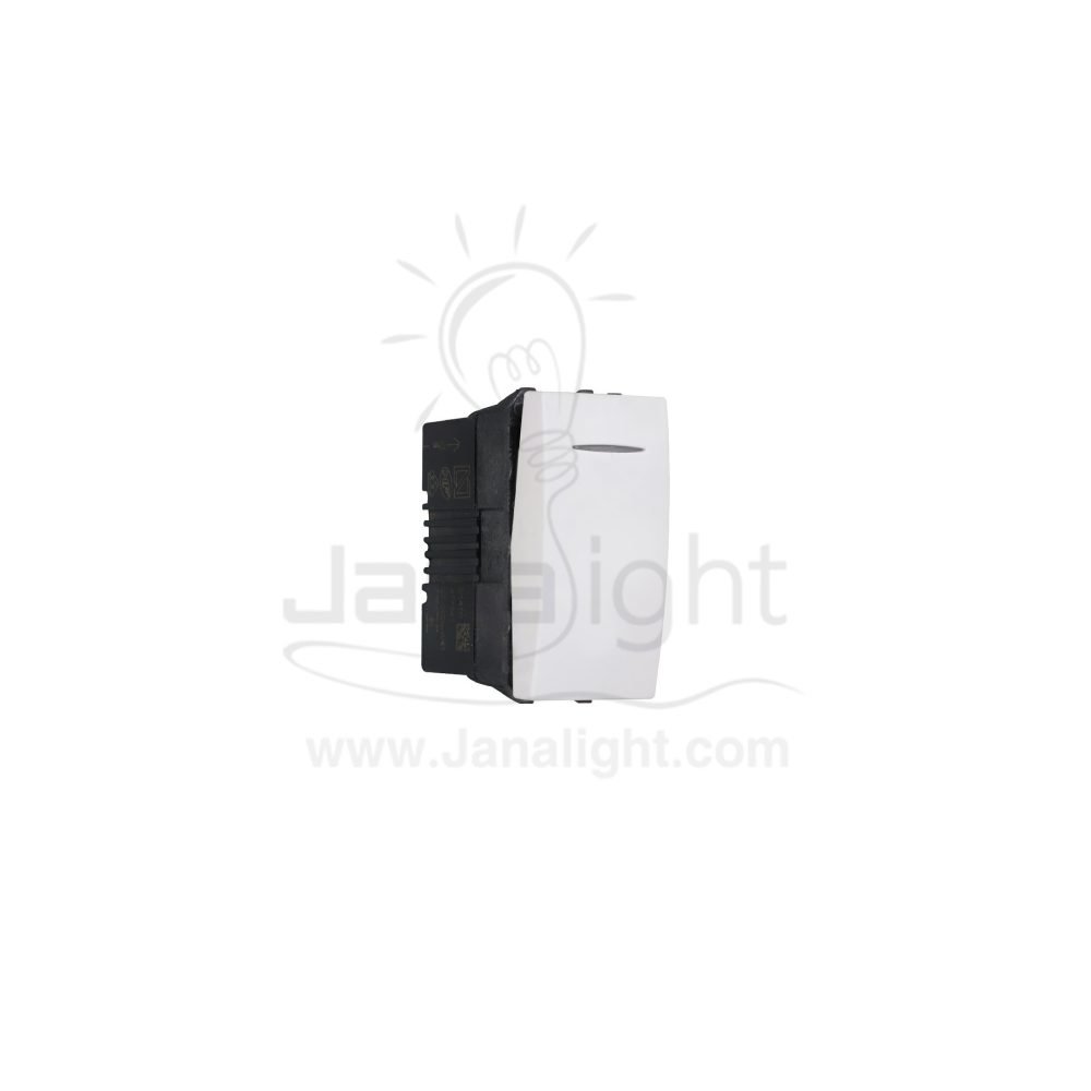 مفتاح 16 امبير بلمبة ابيض شنايدر MGU3.161.18N switch 16 amp with a bulb Schneider MGU3.161.18N