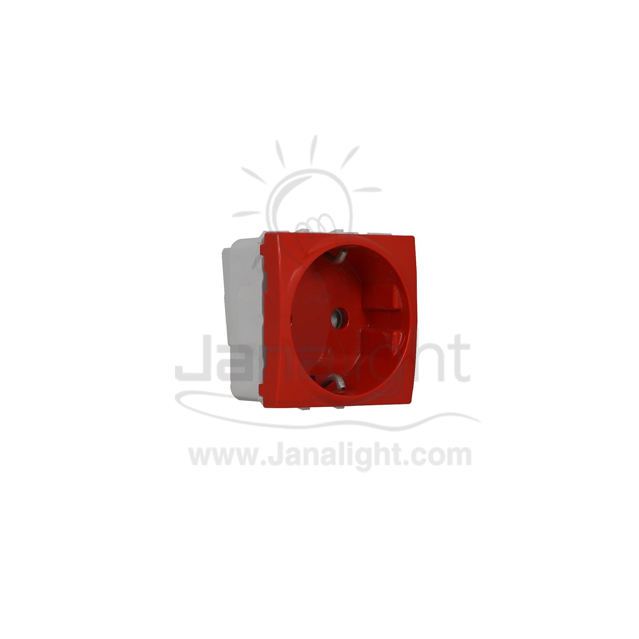 بريزة مجوفة 16 امبير احمر شنايدر Schneider socket MGU3. 037.03