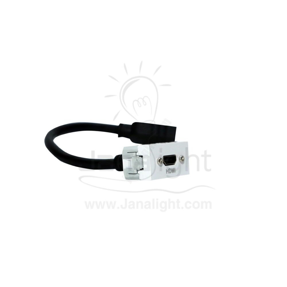 ⁦بريزة HDMI ابيض شنايدر MGU3.430.18.⁩ - الصورة ⁦5⁩