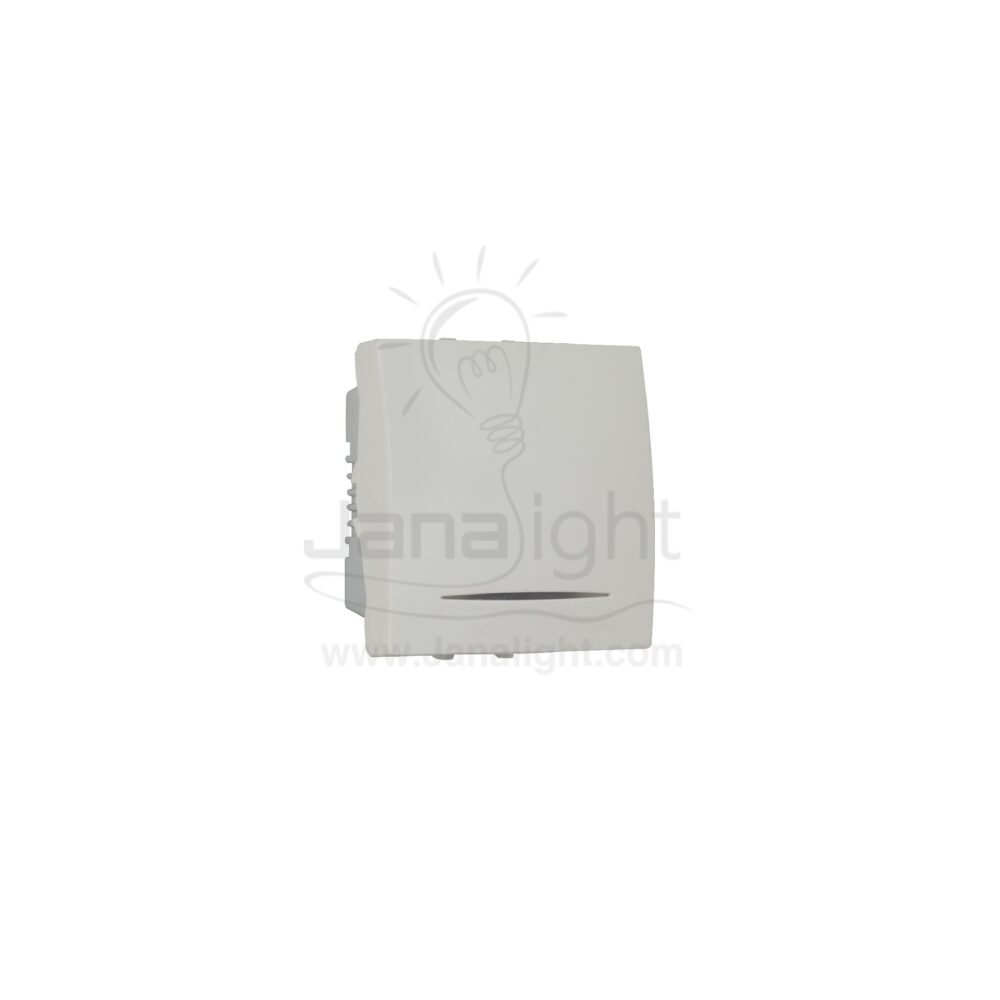 زر جرس عريض بلمبة وعلامة بيج شنايدر Schneider electric switch MGU3.206.25CN Push Button