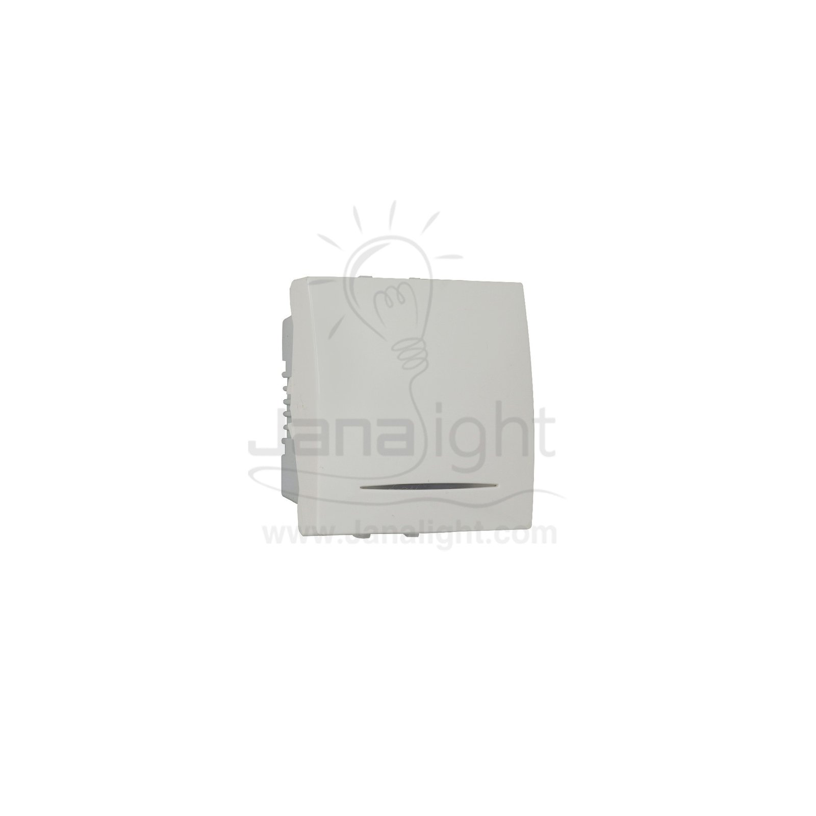 زر جرس عريض بلمبة وعلامة بيج شنايدر Schneider electric switch MGU3.206.25CN Push Button