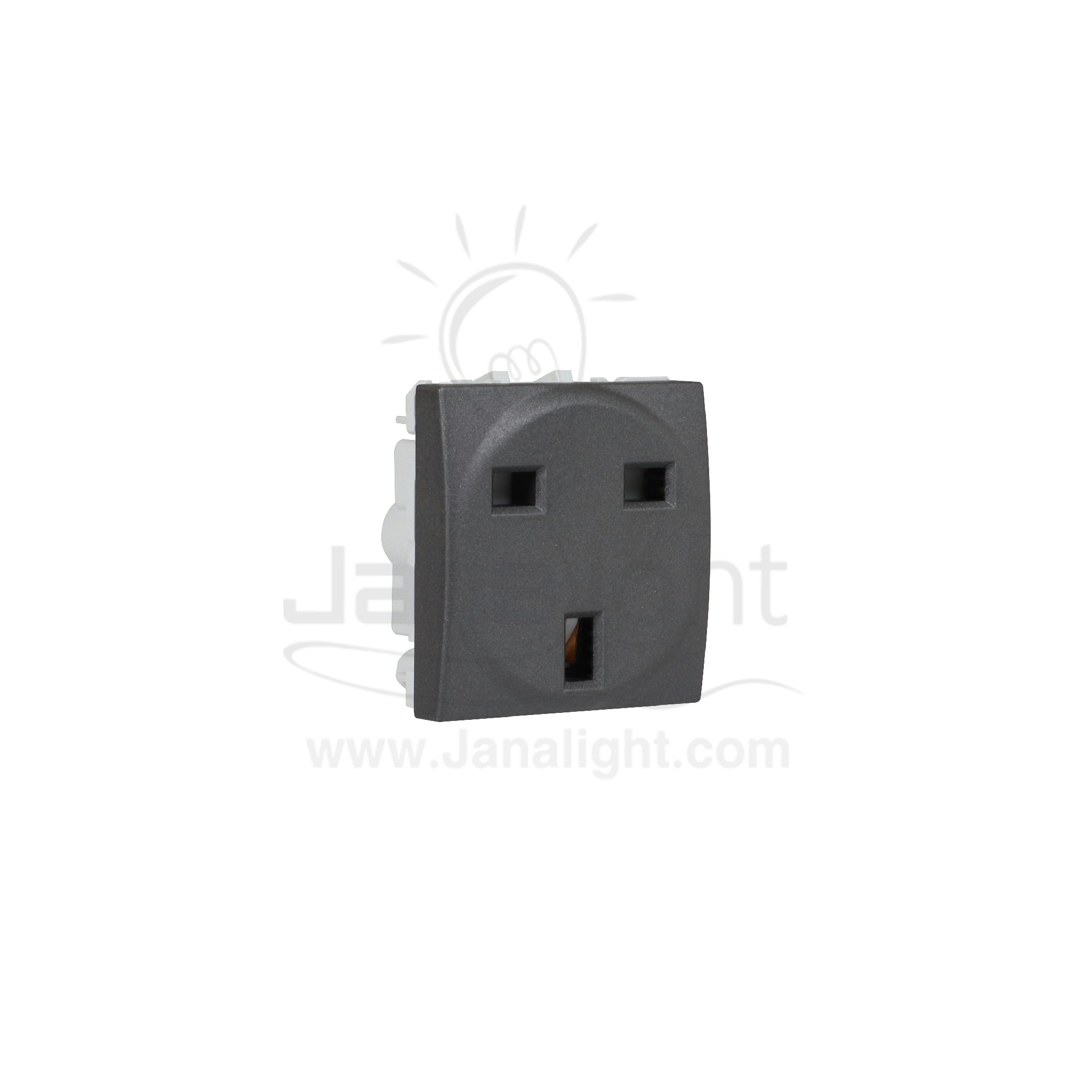 بريزة ثلاثية انكليزي MK رمادي شنايدر MGU3-045-12 Schneider Electric mgu3.045.12 Base Plug English
