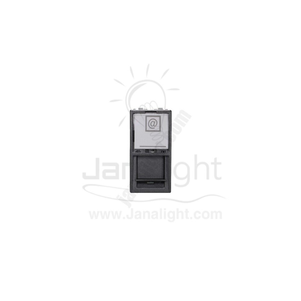 بريزة نت CAT6 قاعدة معدن رمادي شنايدر MGU3-416-12 Schneider Electric mgu3.416.12 CAT6