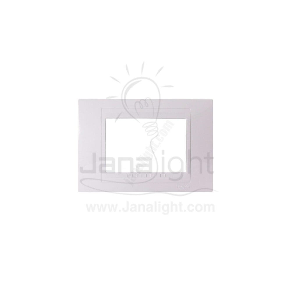 وش 3فتحة شنايدر ابيض MGU4-103-18 Unica cover frame MGU4.103.18