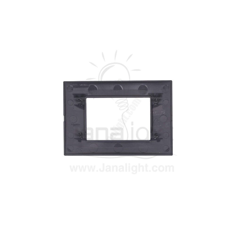 وش 3 فتحة شنايدر رمادي جرافيت MGU4-103-62 Unica cover frame MGU4.103.62