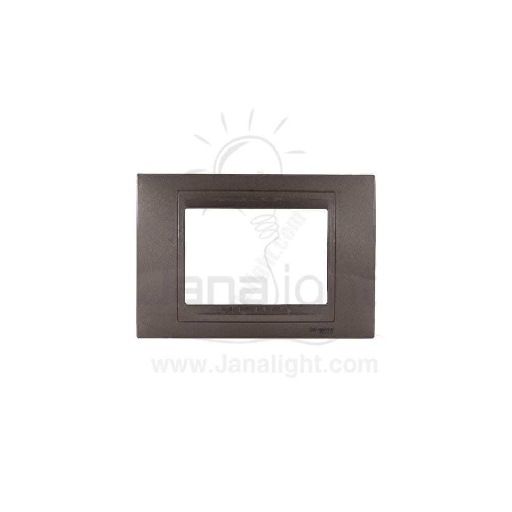 وش 3 فتحة شنايدر برونز MGU4-103-13 Unica cover frame MGU4.103.13