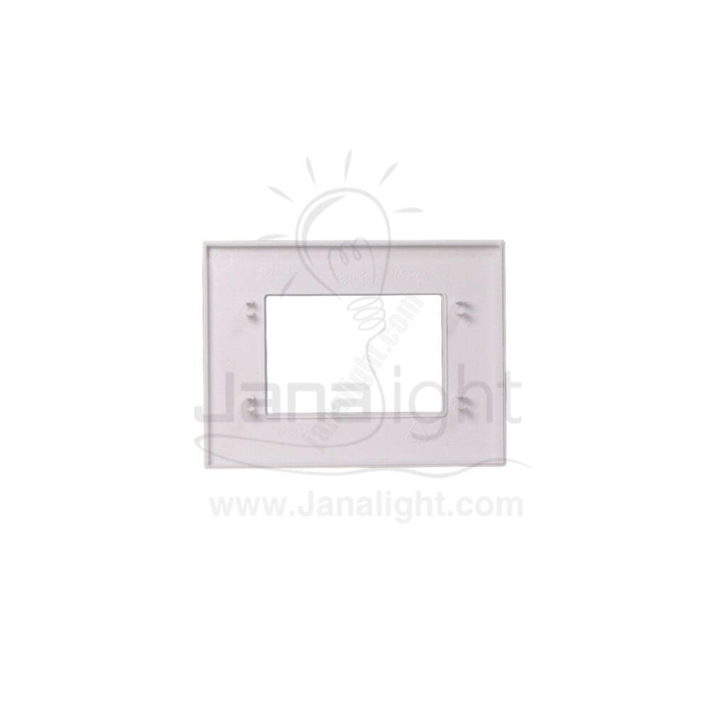 وش 3 فتحة شنايدرابيض كوادرو MGU2-803-18 unica Quadro cover frame mgu2803.18