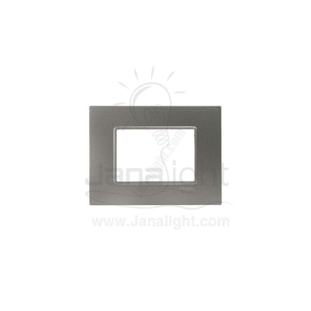 وش 3 فتحة شنايدر شمباني كوادرو MGU6-803-57 unica Quadro cover frame mgu2803.57
