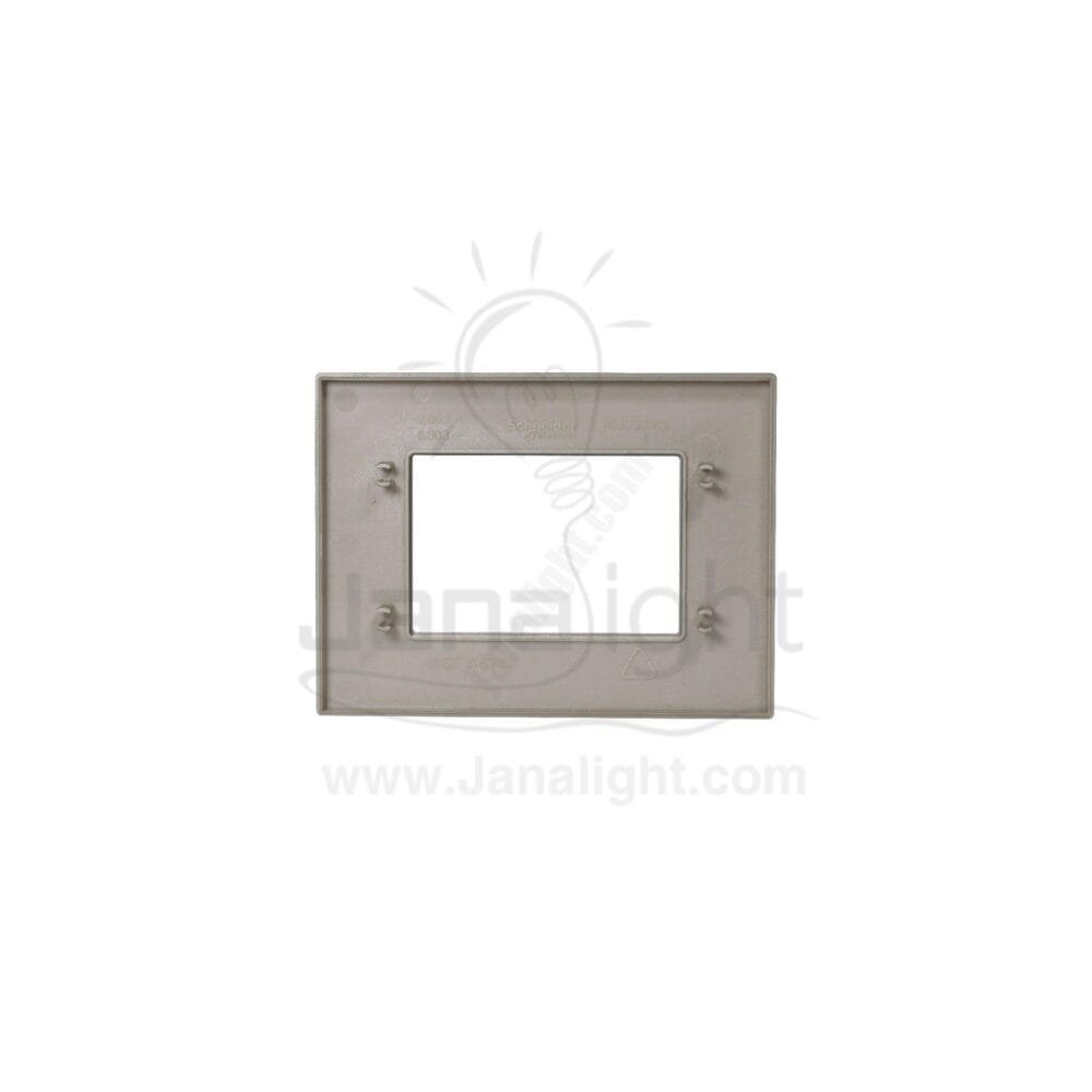 وش 3 فتحة شنايدر شمباني كوادرو MGU6-803-57 unica Quadro cover frame mgu2803.57