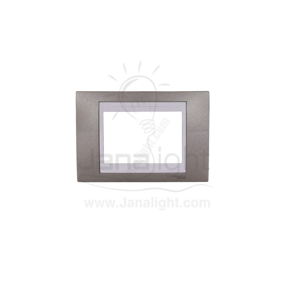 وش 3 فتحة شنايدر شمباني MGU6-103-824 Unica cover frame Mgu6.103.824