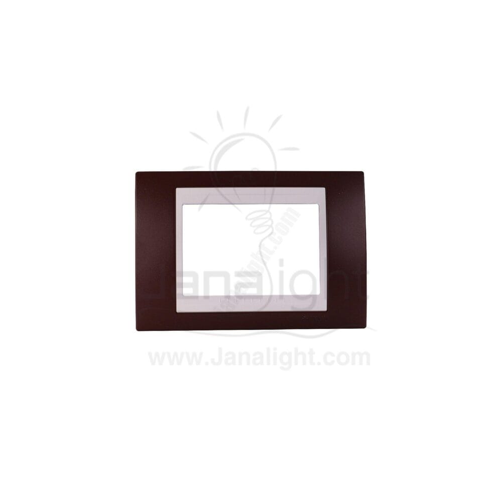 وش 3 فتحة شنايدر باذنجاني MGU6-103-872 Unica cover frame Mgu6.103.872