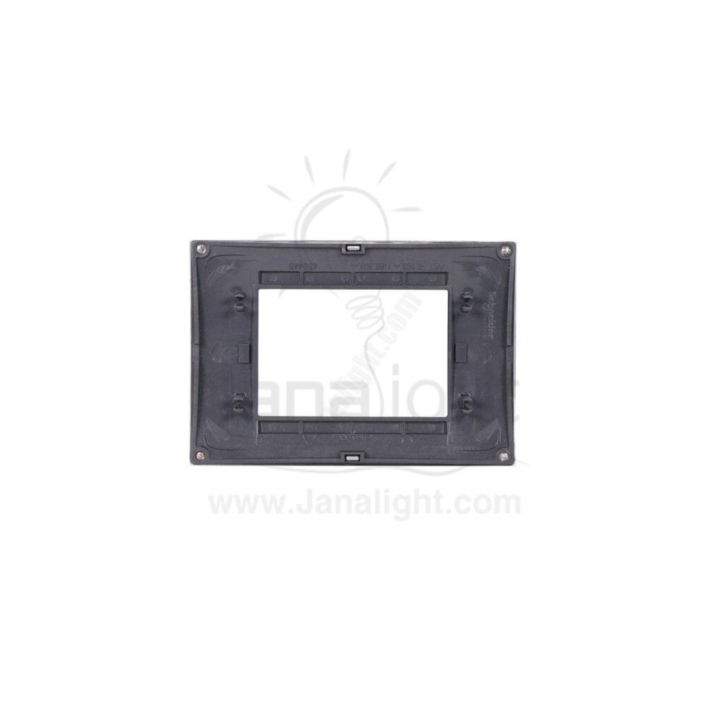 وش 3 فتحة شنايدر ستانلس مط MGU66-103-238 Unica cover frame Mgu66.103.238