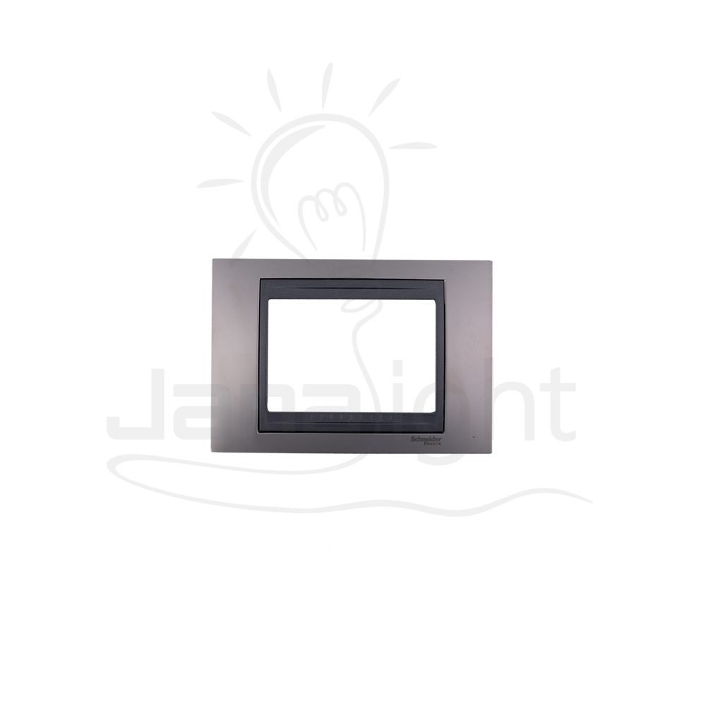 وش 3 فتحة شنايدر نيكل مط MGU66.103.239 Unica cover frame Mgu66.103.239 14405065(1)