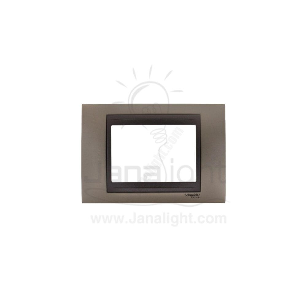 وش 3 فتحة شنايدر تيتانيوم MGU66-103-295 Unica cover frame Mgu66.103.295
