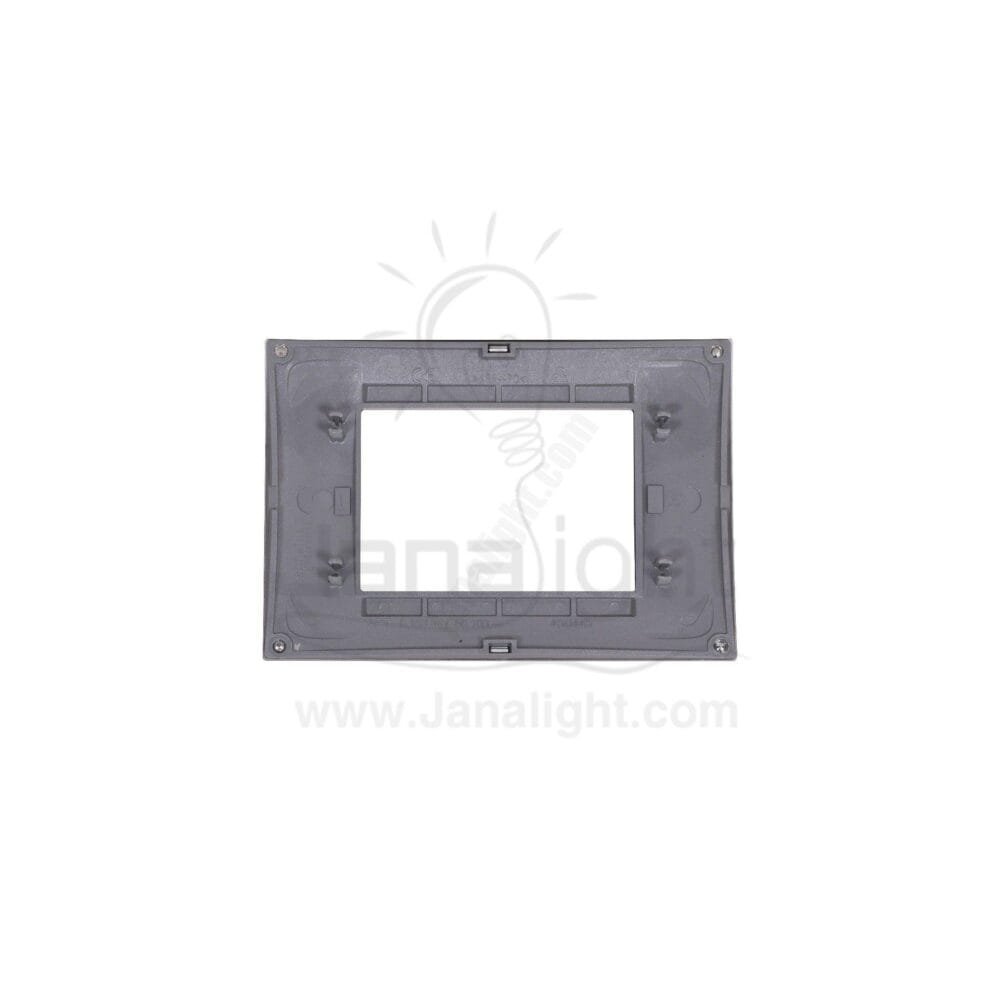 وش 3 فتحة شنايدر المنيوم ستانلس مط MGU66 103 038 Unica cover frame MGU66 103 038
