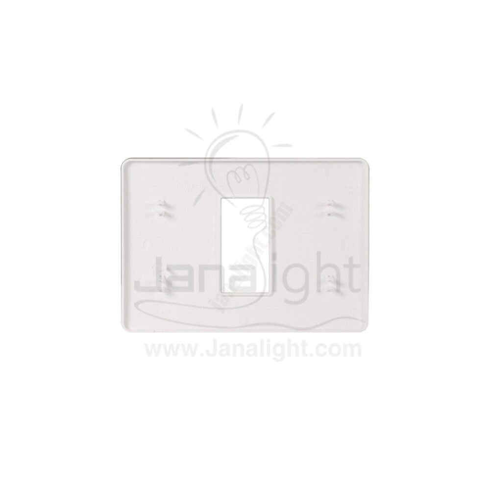 وش 1 فتحة ابيض نيو شنايدر يونيكا NU210118 Unica cover frame NU 210118