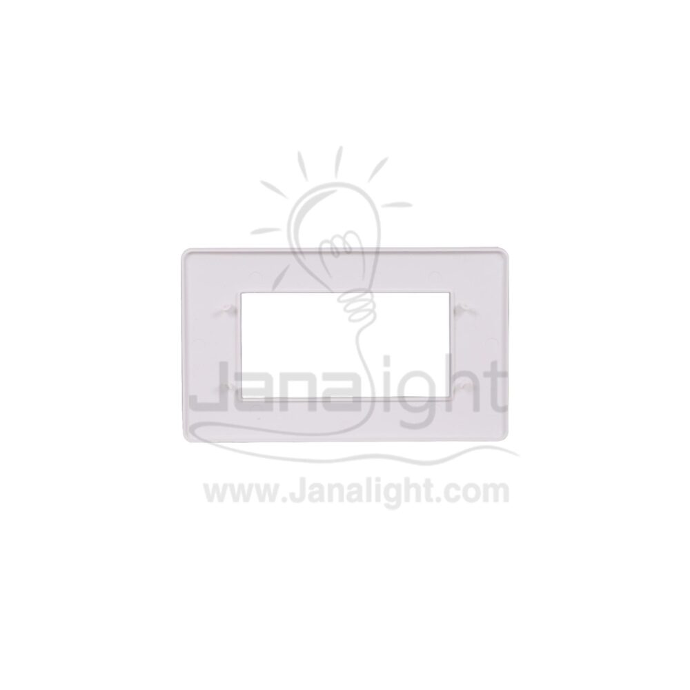 ⁦وش 4 فتحة ابيض شنايدر نيو يونيكا NU210418⁩ - الصورة ⁦2⁩