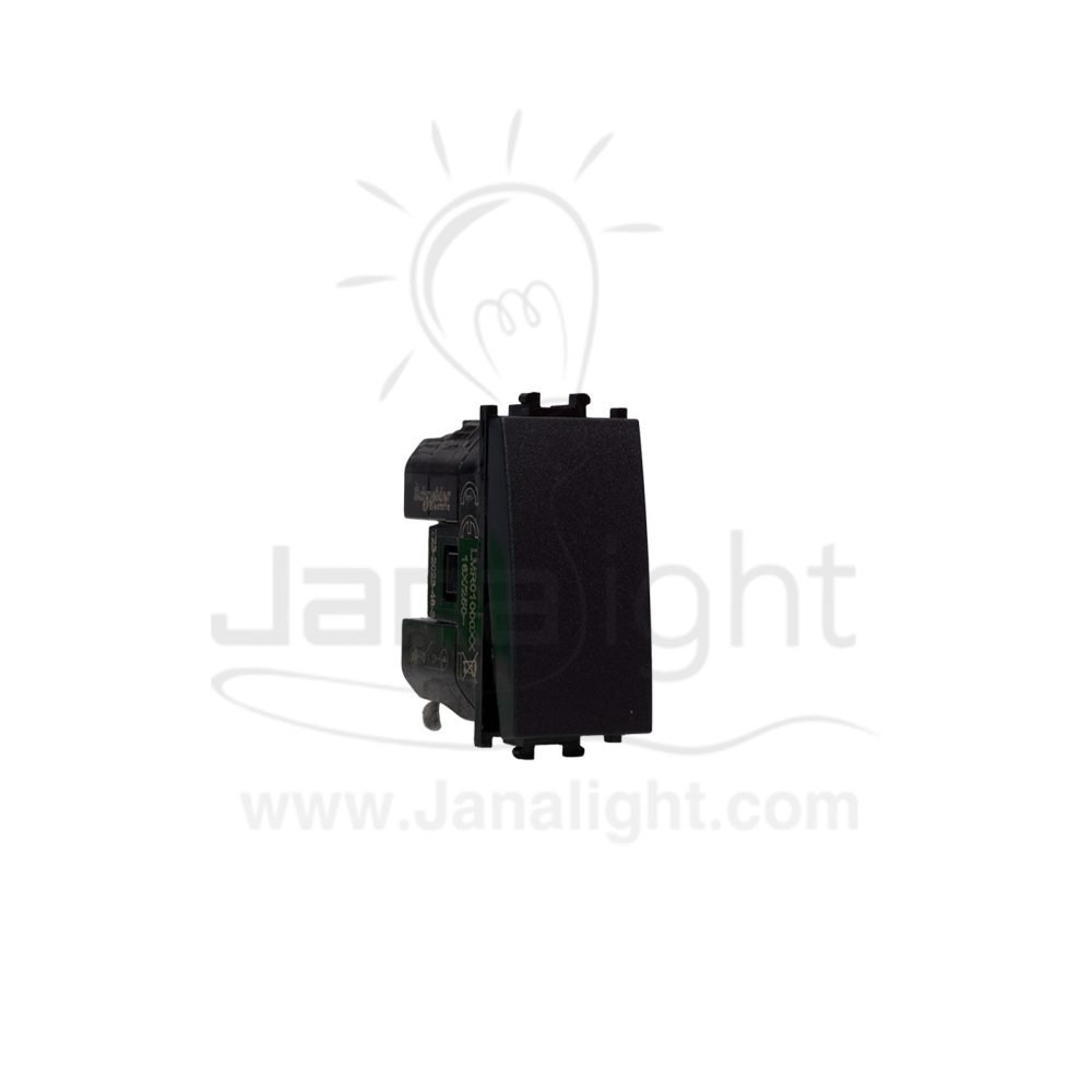 مفتاح اسود 16 أمبير شنايدر ايزي ستيل LMR0100003 black one way switch 16 A Schneider Easy Styl LMR0100003