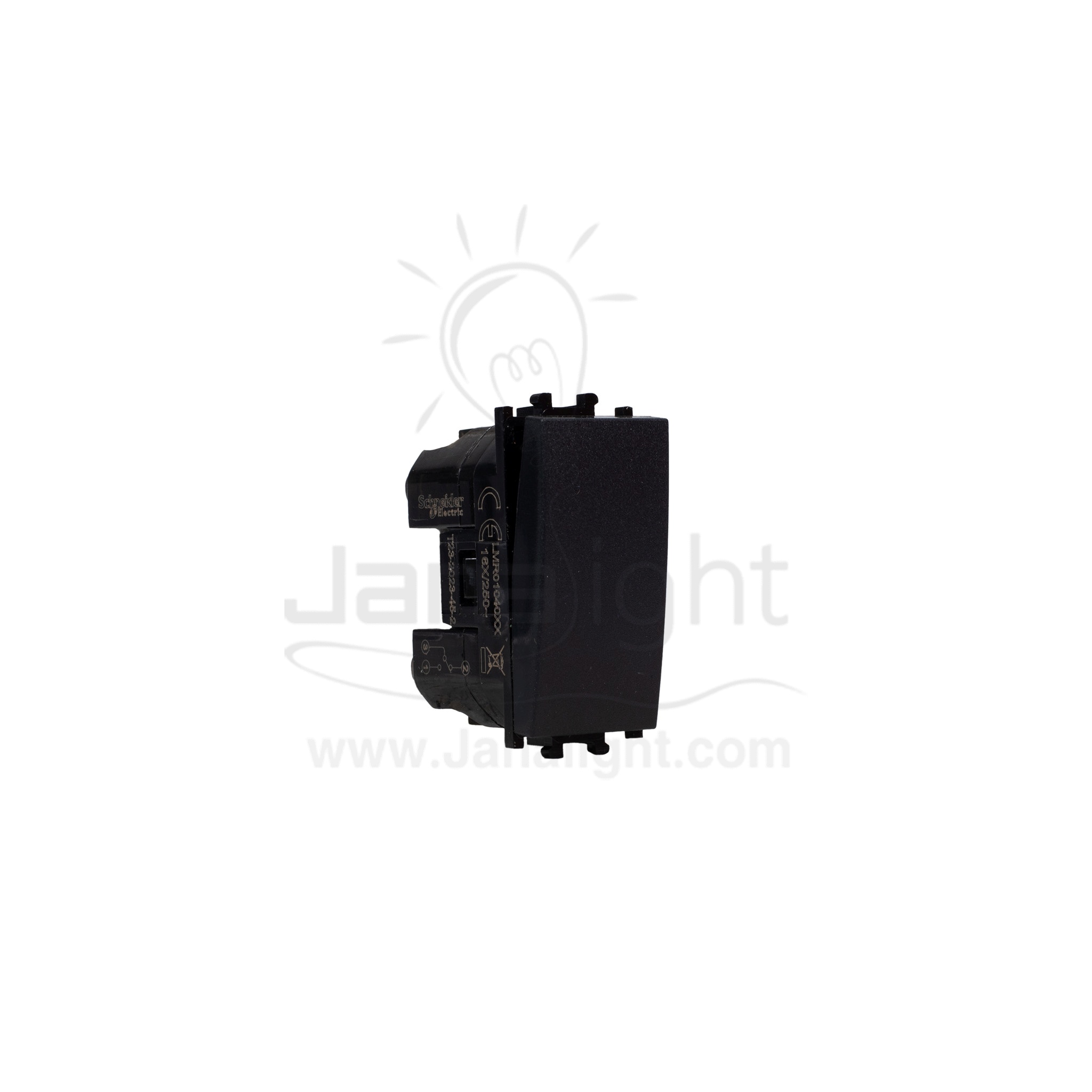 مفتاح ديفياتير 16 امبير اسود شنايدر ايزي ستيل LMR0104003 Schneider easy styl black 2 way switch